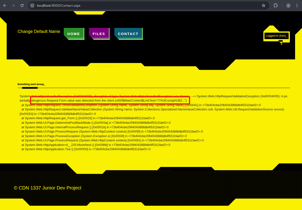 failed-to-send-payload