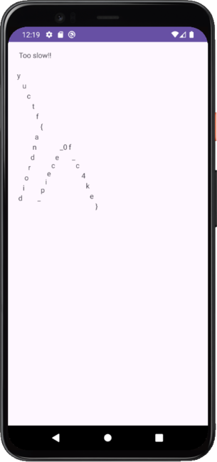 baby_android-1.apk solution string is displayed